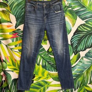 American Eagle Cozy Airflex 30x31 Mens Distressing Spring Fall School Jeans